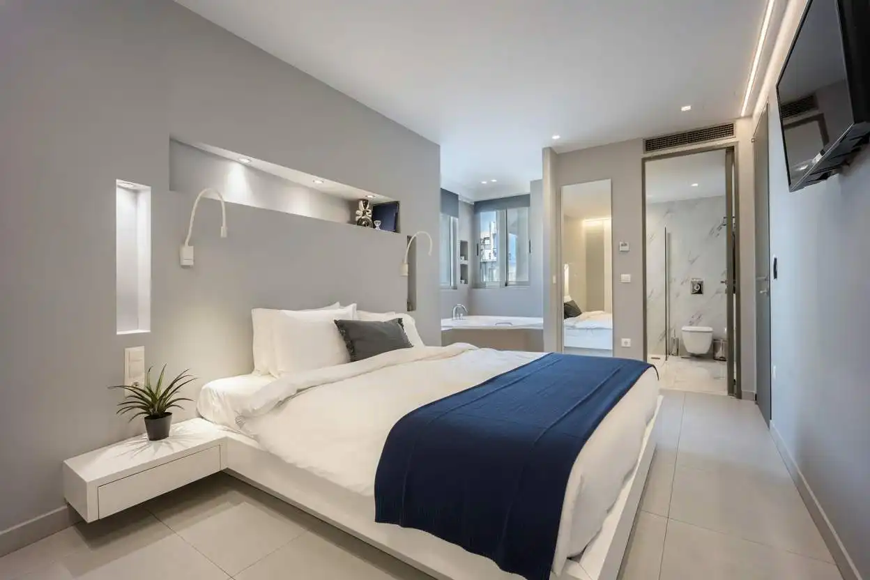 Spacious 2-Bedroom Apartment in Psirri with 2 Bathrooms, Acropolis View and Sofa Bed