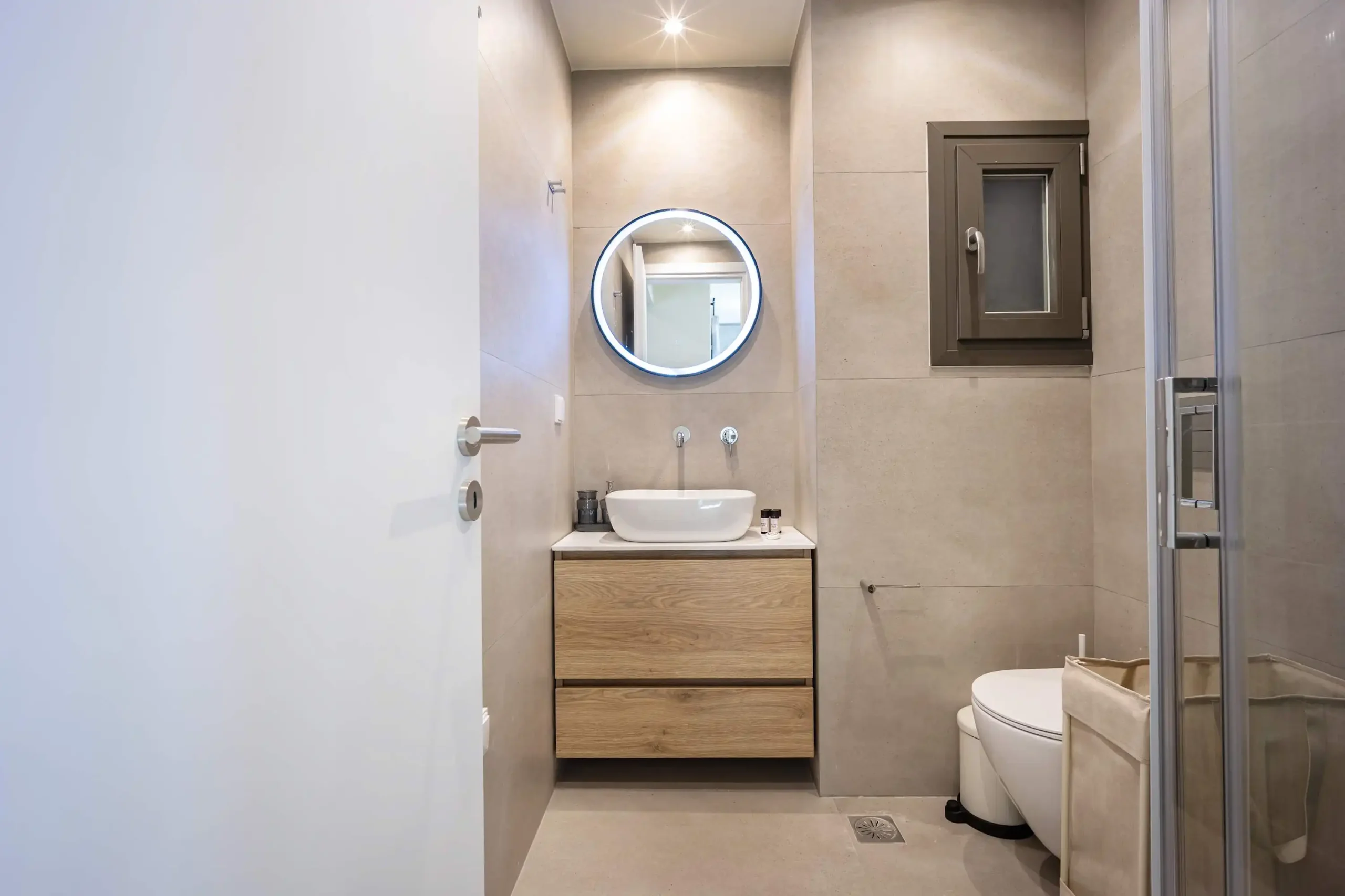 Modern Studio in Exarchia with Huge Balcony in a New Building in Athens