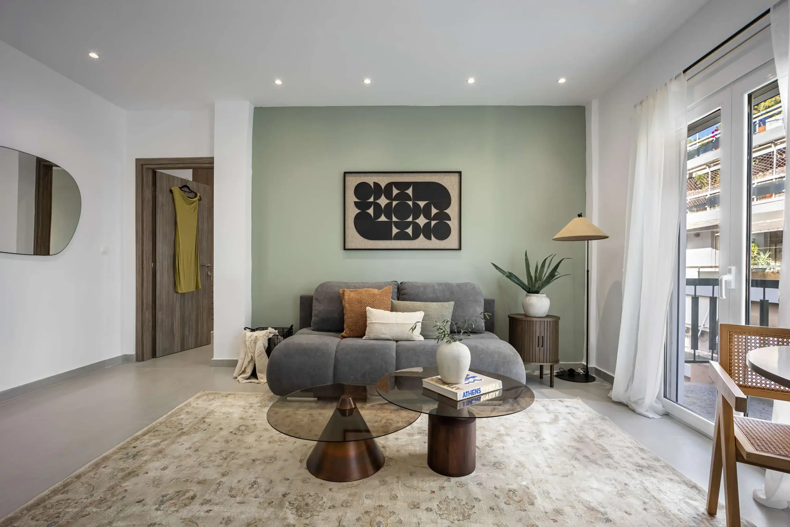 Spacious 1-Bedroom Apartment in Pangrati with Balcony